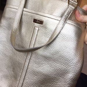 Cole Haan Tote, White Gold Leather